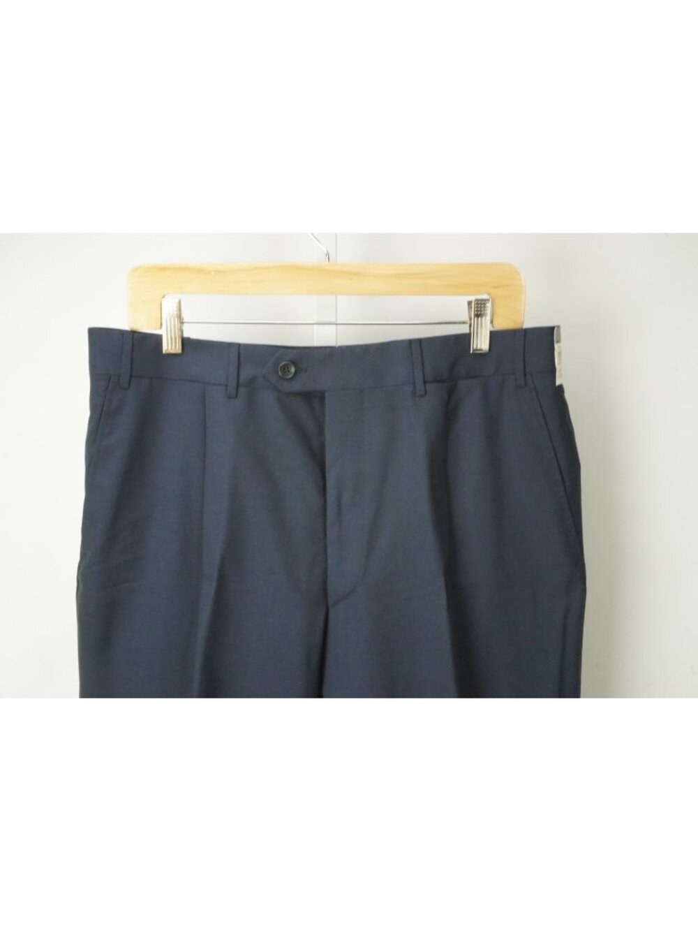 Corneliani Master Navy Blue 100% Wool Dress Pants Sz 50R EU BRAND NEW
